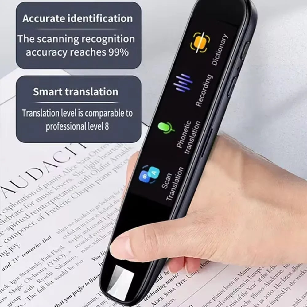 Smart Offline Translator Pen – 123 Languages, Instant Scanning & Reading