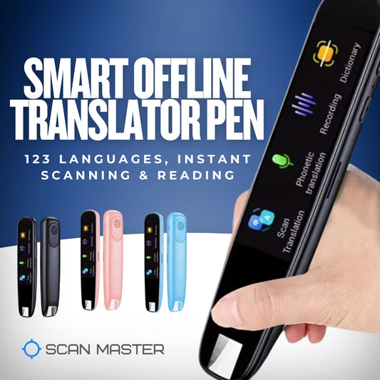 Smart Offline Translator Pen – 123 Languages, Instant Scanning & Reading